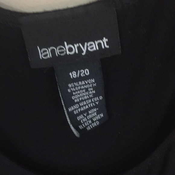 Lane Bryant Black Tank Sleeveless Maxi Dress Size 18/20 - Picture 6 of 12